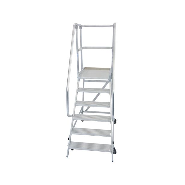 PROSTOSTOJEČA LESTEV KRAUSE STABILO PREMIČNI PODEST 6 STOPNIC BREZ ROČAJEV/OGRAJE