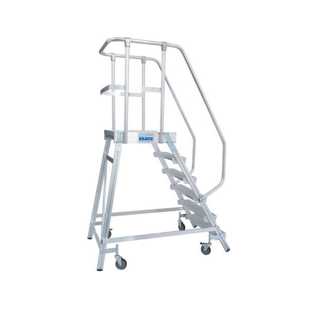 PROSTOSTOJEČA LESTEV KRAUSE STABILO PREMIČNI PODEST 6 STOPNIC BREZ ROČAJEV/OGRAJE