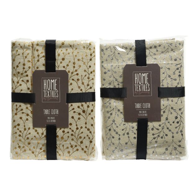 PRT DECORIS S PRAZNIČNIM POTISKOM, 140X180 CM, SORT.