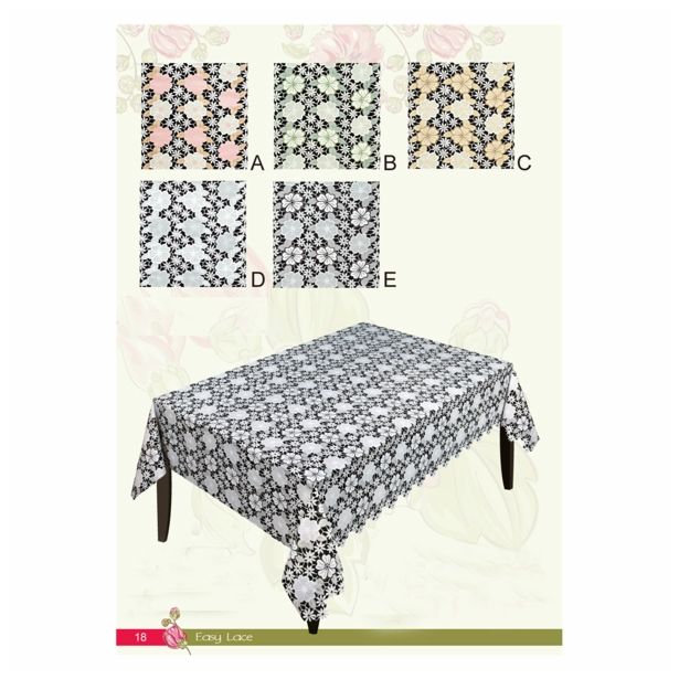 PRT NA ROLI NESE ČIPKA BEŽ ROŽICE ŠIRINE 132 CM