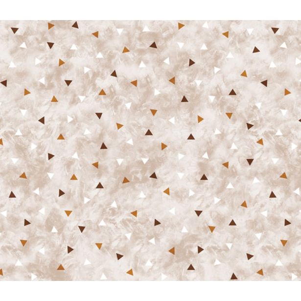 PRT NA ROLI NESE TRIKOTNIKI RJAVI ŠIRINA 140 CM