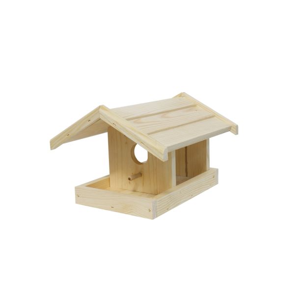 PTIČJA HIŠICA NEBARVANA 25X22X17 CM