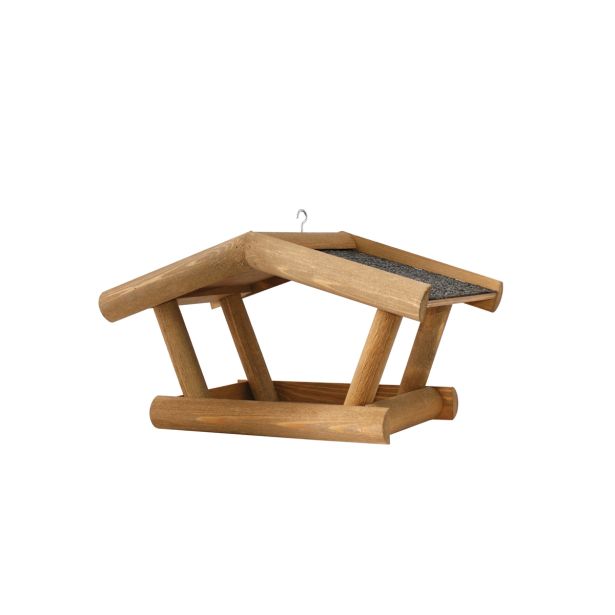 PTIČJA HIŠICA RJAVA Z BITUMEN STREHO 25X39X25CM