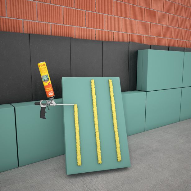 POLIURETANSKA PENA TKK PU FIX BITUMEN ADHESIVE GUN GRADE 750 ML