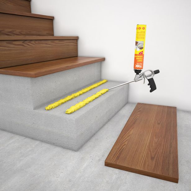 POLIURETANSKA PENA TKK PU FIX FAST FIXING ADHESIVE GUN GRADE 750 ML