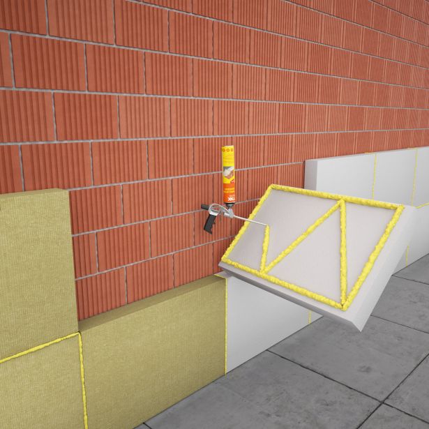 POLIURETANSKA PENA TKK PU FIX INSULATION ADHESIVE GUN GRADE 750 ML