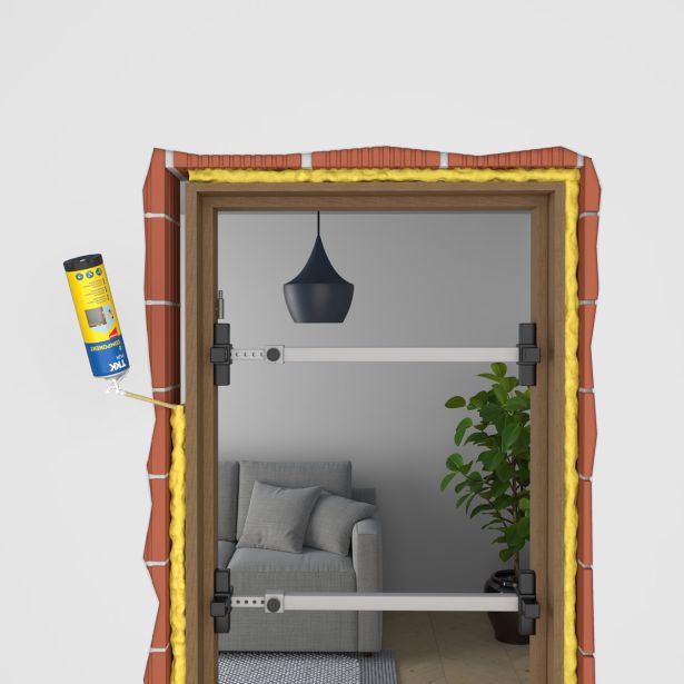 POLIURETANSKA PENA TKK PU FOAM INTERIOR DOOR 2K HAND HELD 400 ML