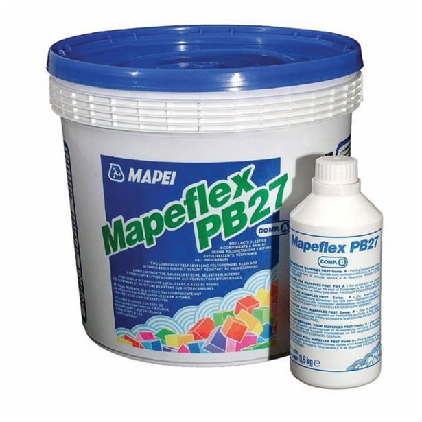 PU TESNILNA MASA MAPEI MAPEFLEX PB 27 10KG 2K A 9.4KG + B 0.6 KG