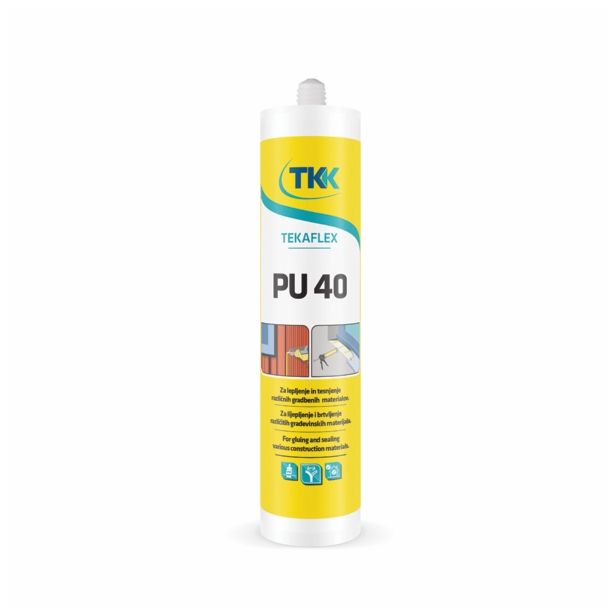 PU TESNILNA MASA TEKAFLEX PU 40 BEL 310 ML