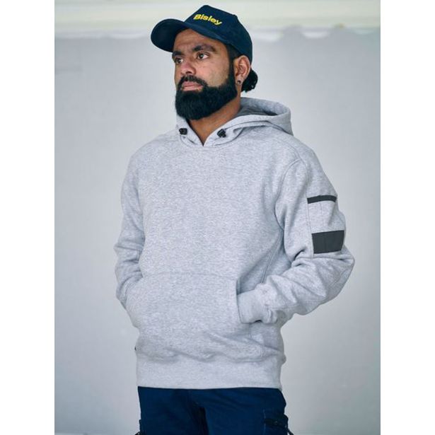 PULOVER BISLEY S KAPUCO IZ FLISA SIV L