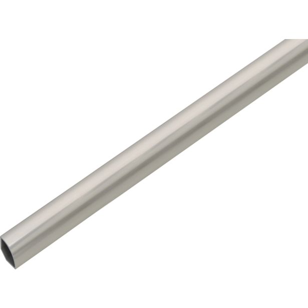 KOTNI PROFIL ALBERTS PVC 22X1.2X2600 MM 1/4KR. VIDEZ INOXA