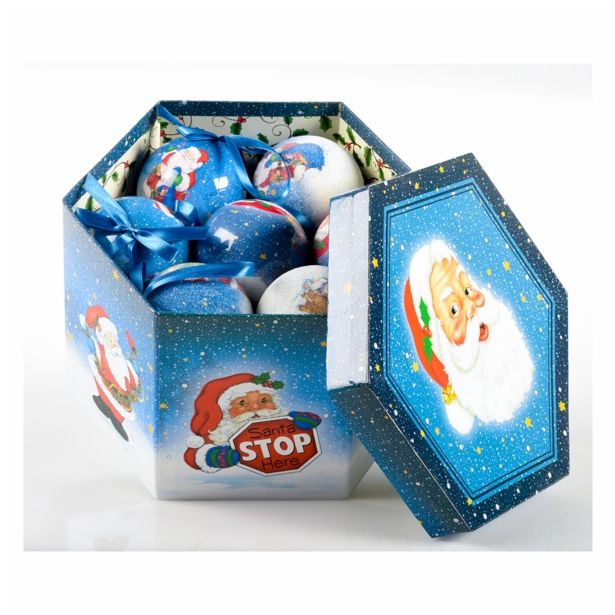 PVC BUNKA GLOSSTYLE BUNKE V ŠKATLI 14 KOSOV 5 CM 7 POSUTIH, 7 GLADKIH