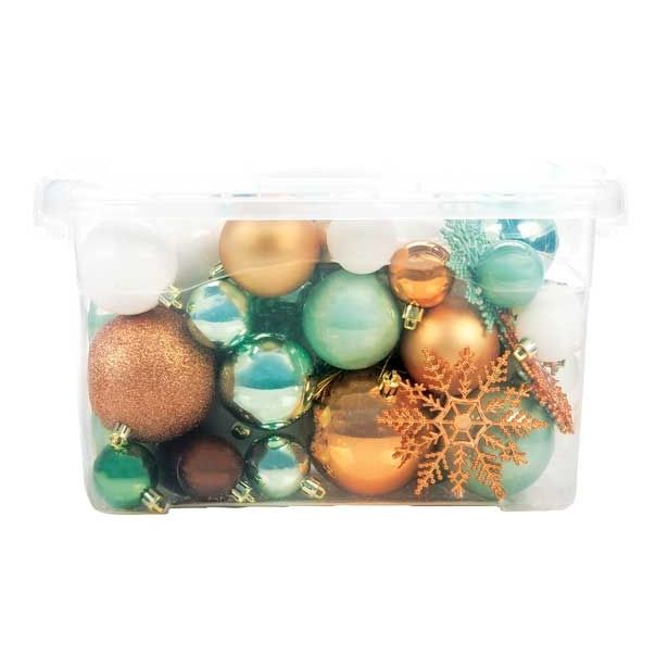 PVC BUNKA GLOSSTYLE SET 68 Z ROČKO MODRA-BELA ZELENA BARVA, PVC ŠKATLI