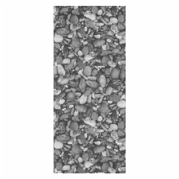 PVC KOPALNIŠKA PREPROGA BACCHETTA DECOFLEXY SIVI KAMNI 65 CM