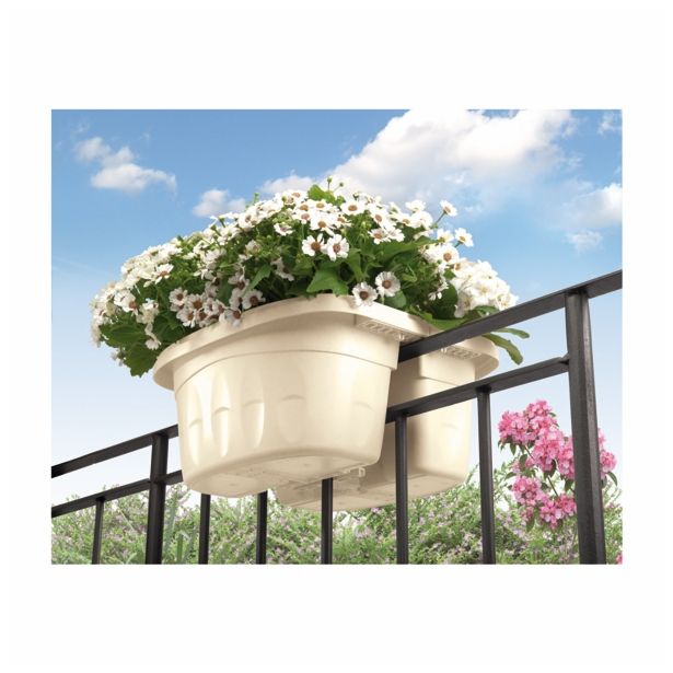 PVC KORITO Z VODNO REZER. BAMA 40 CM KREM KLUNIA DVOJNI