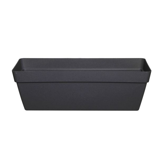 PE KORITO Z VODNO REZERVO BLUMAX MELROSE 60 CM ANTRACIT