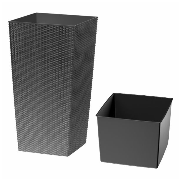 PE NOTRANJI LONEC RATO Z VLOŽKOM 32 X 32 X 61 ANTRACIT