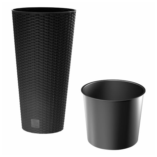 PE NOTRANJI LONEC RATO Z VLOŽKOM OKROGEL 25X 48 ANTRACIT