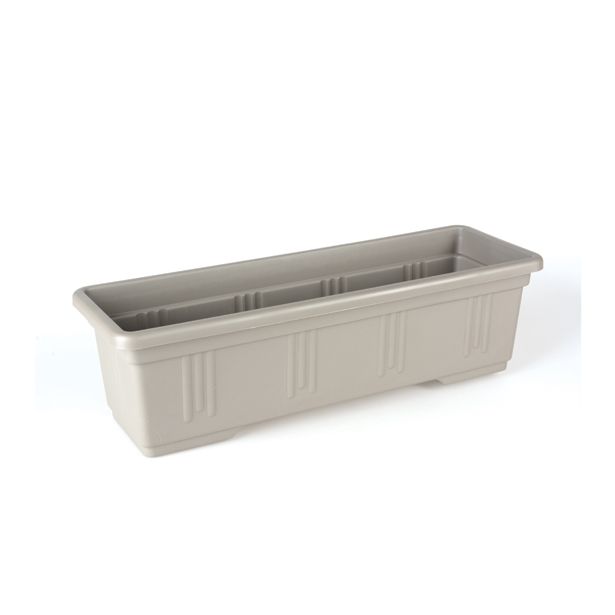 PE ZUNANJE KORITO RIALTO 80 CM TAUPE