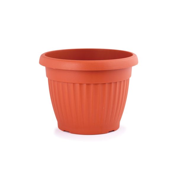 PVC ZUNANJI LONEC BLUMAX MEDITERAN 50CM 45L TERAKOTA