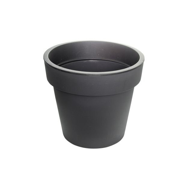 PE ZUNANJI LONEC BLUMAX MELROSE RINGO S KOLESI IN VOD.REZERVO 50CM ANTRACIT