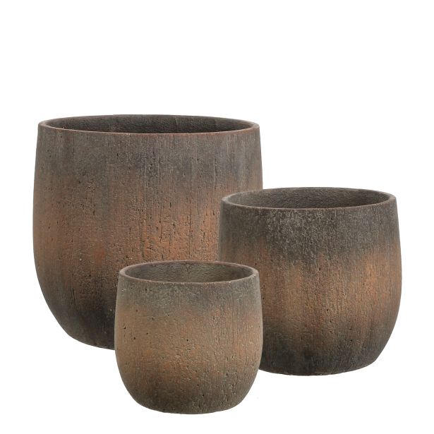 PVC ZUNANJI LONEC MICA VENTOUX LONEC OKROGEL TEMNO RDEČ - V42XD46CM