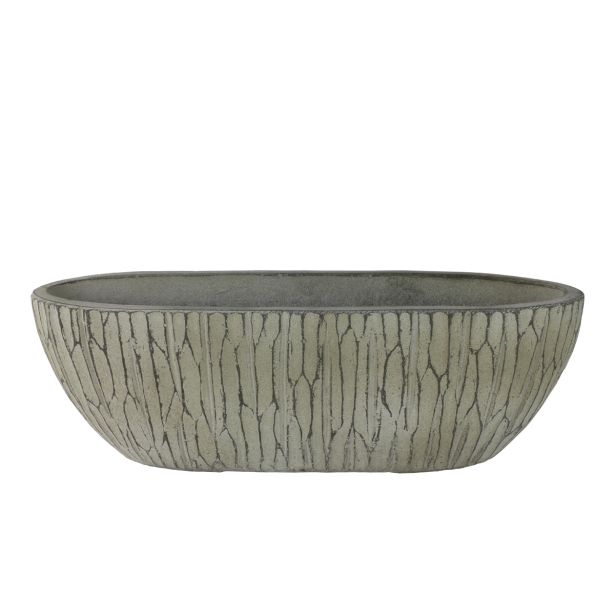 PE ZUNANJI LONEC TS SEP TAUPE BEIGE OVAL 55X19X17