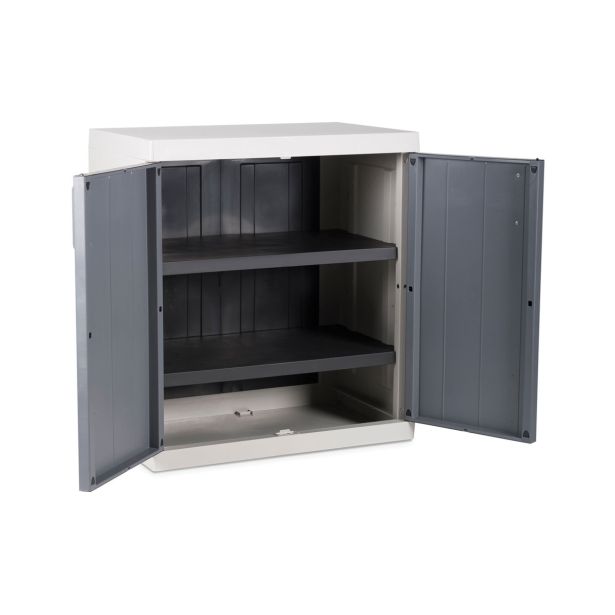 ORODNA OMARA-KRILNA VRATA PVC, 2 POLICI 89X54X96 CM