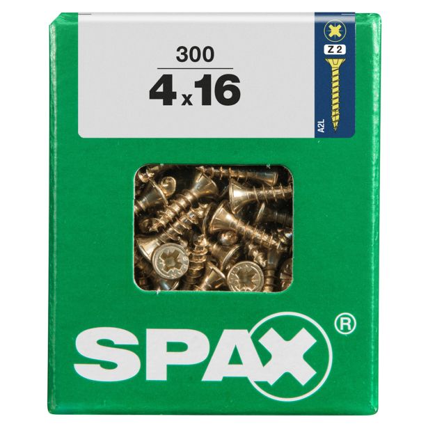 UNIVERZALNI VIJAK SPAX PZ 4X16 YELLOX A2G V ZAVITKU 300KOS