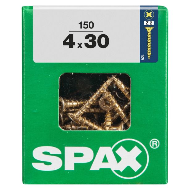 UNIVERZALNI VIJAK SPAX PZ 4X30 YELLOX A2G V ZAVITKU 150KOS