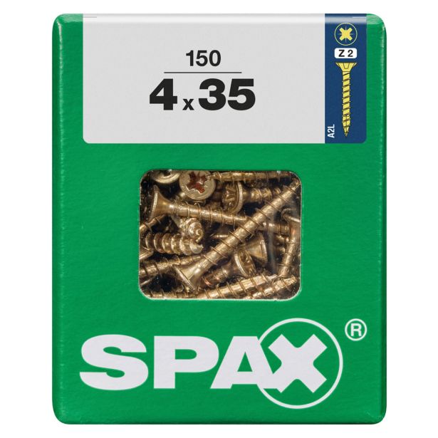 UNIVERZALNI VIJAK SPAX PZ 4X35 YELLOX A2G V ZAVITKU 150KOS