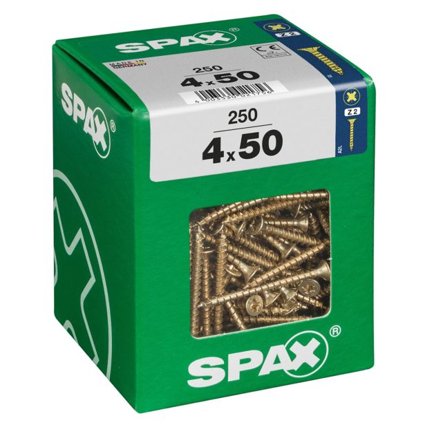 UNIVERZALNI VIJAK SPAX PZ 4X50 YELLOX A2G V ZAVITKU 250KOS