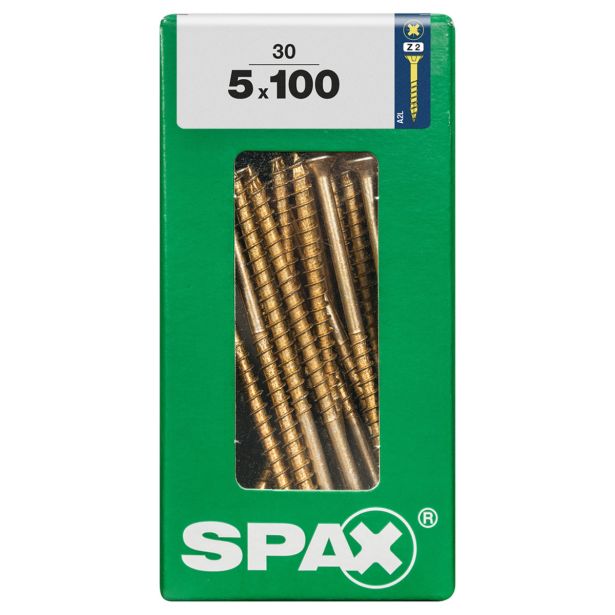 UNIVERZALNI VIJAK SPAX PZ 5X100 YELLOX A2G V ZAVITKU 30KOS