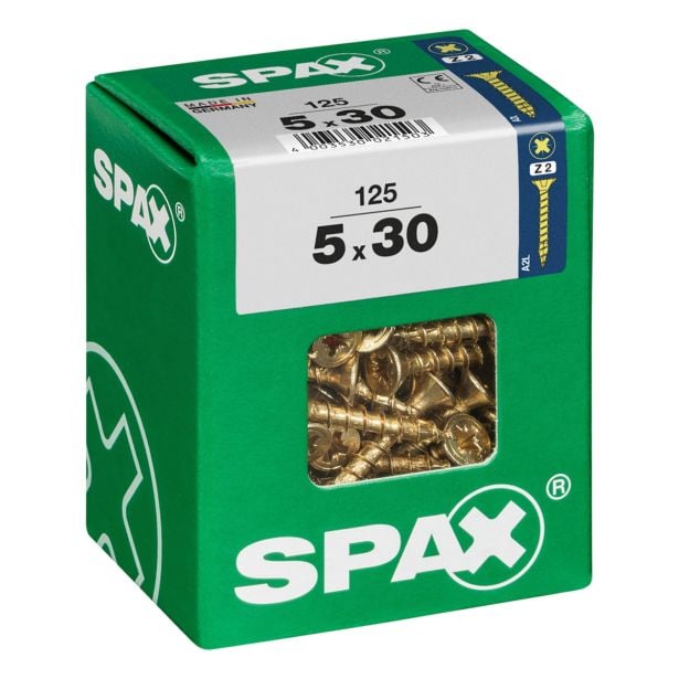 UNIVERZALNI VIJAK SPAX PZ 5X30 YELLOX A2G V ZAVITKU 125KOS