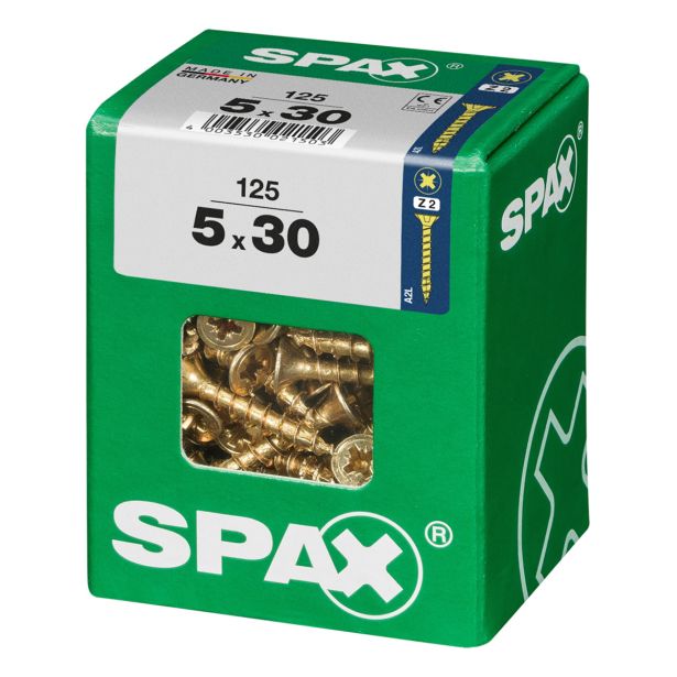 UNIVERZALNI VIJAK SPAX PZ 5X30 YELLOX A2G V ZAVITKU 125KOS