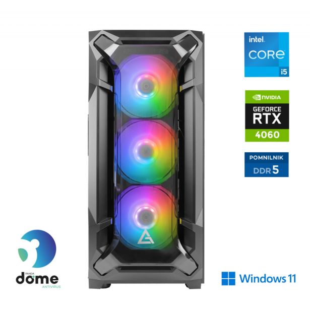 RAČUNALNIK ANNI GAMER ADVANCED I5-14400F / RTX 4060 / 16 GB / 1 TB / W11H