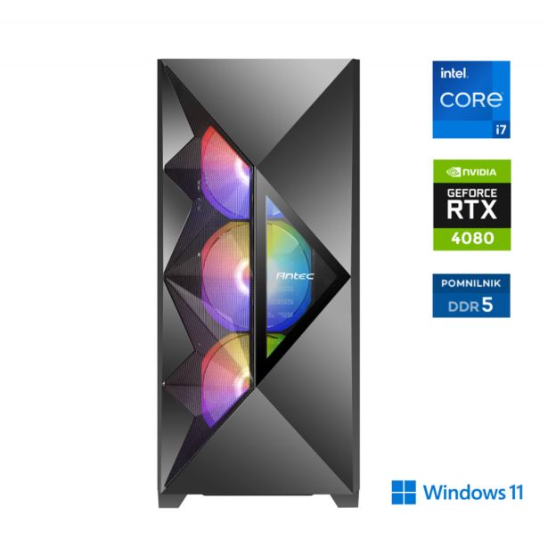 RAČUNALNIK ANNI GAMER ELITE I7-14700KF / RTX 4080S / 64 GB / 2 TB / W11H