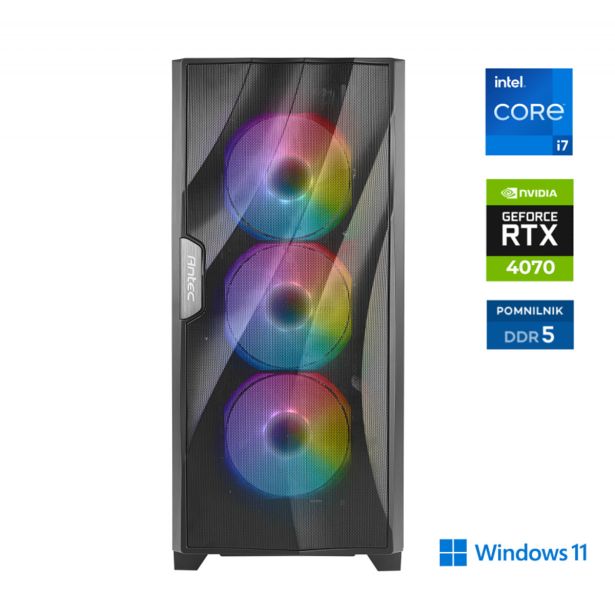 RAČUNALNIK ANNI GAMER EXTREME I5-14600KF / RTX 4070 / 32 GB / 2 TB / W11H