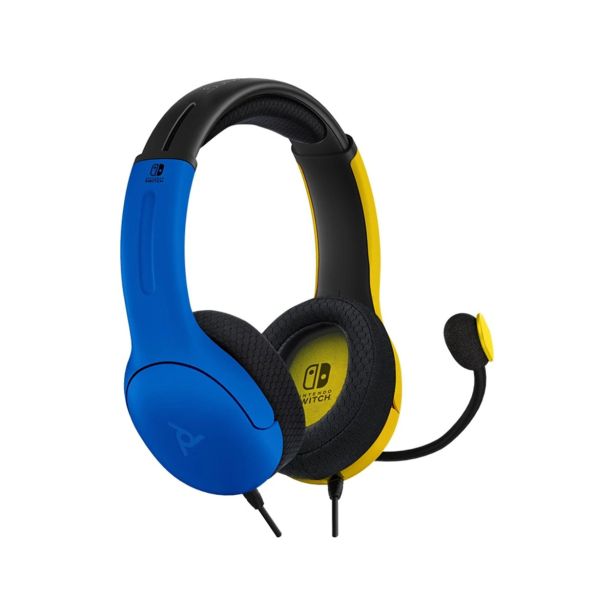 RAČUNALNIŠKA SLUŠALKA PDP NINTENDO SWITCH LVL40 ŽIČNE RUMENO - MODRE