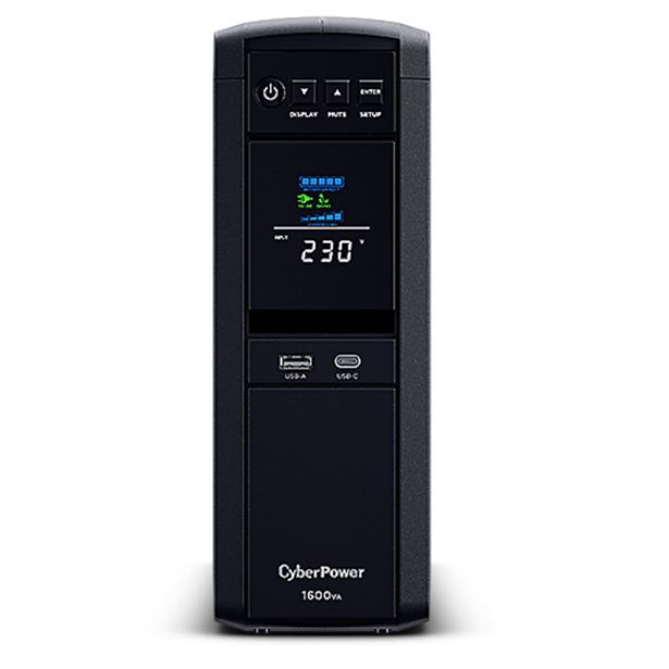 RAČUNALNIŠKI DODATEK CYBERPOWER UPS LINE-INTERACTIVE 1600 VA CP1600EPFCLCD IEC 100