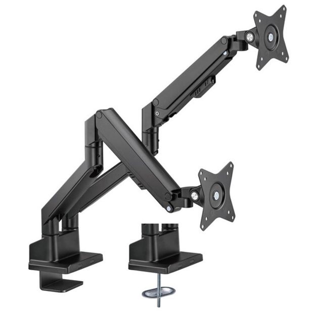 RAČUNALNIŠKI DODATEK GOOBAY NOSILEC NAMIZNO DUAL MOUNT WITH GAS SPEING 17