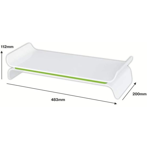 RAČUNALNIŠKI DODATEK LEITZ COSY-WOW PODSTAVEK ZA MONITOR ERGO WOW ZELEN