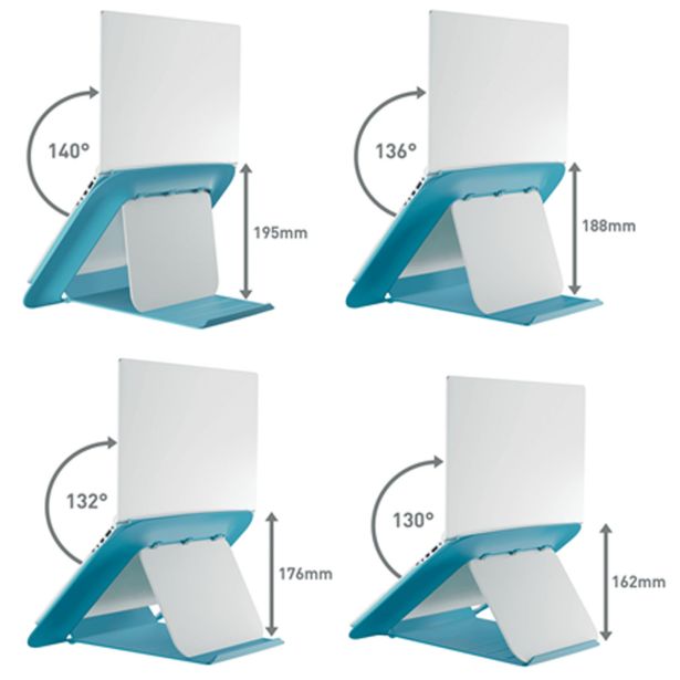 RAČUNALNIŠKI DODATEK LEITZ COSY-WOW STOJALO ZA PRENOSNIK ERGO COSY 13'-17' MODER