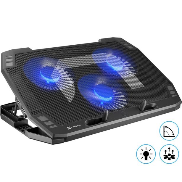 RAČUNALNIŠKI DODATEK NATEC ORIOLE HLADILNO STOJALO ZA PRENOSNIKE