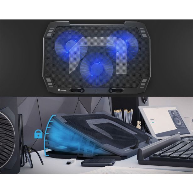 RAČUNALNIŠKI DODATEK NATEC ORIOLE HLADILNO STOJALO ZA PRENOSNIKE