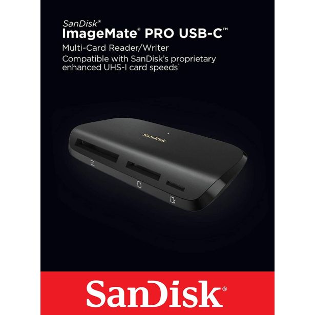 RAČUNALNIŠKI DODATEK SANDISK SAN IMAGEMATE USB-C ČITALEC KARTIC