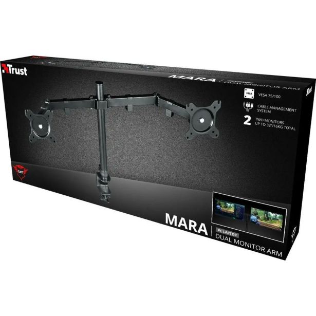 DVOJNO DRŽALO ZA MONITOR TRUST GXT 1120 MARA ČRN