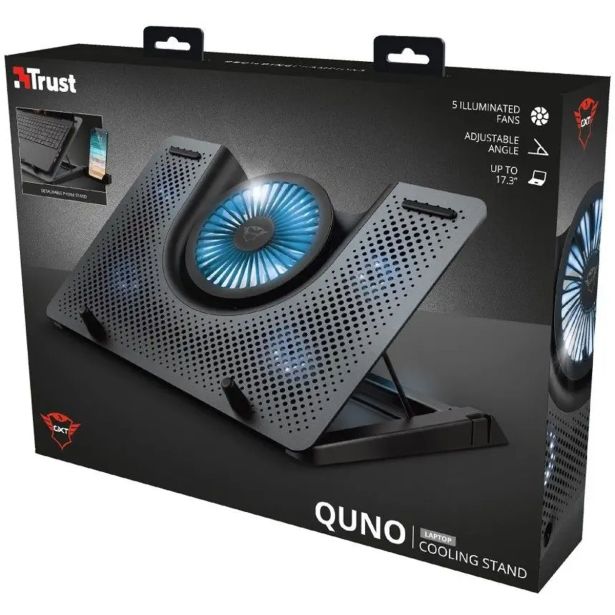 HLADILNO STOJALO ZA PRENOSNIK TRUST QUNO GXT 1125 ČRN