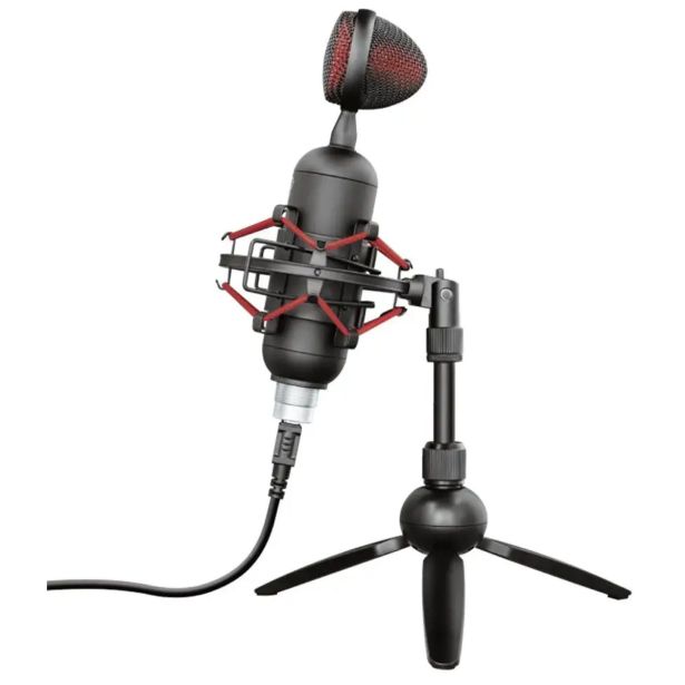 NAMIZNI MIKROFON TRUST GXT 244 BUZZ ČRNO-RDEČ