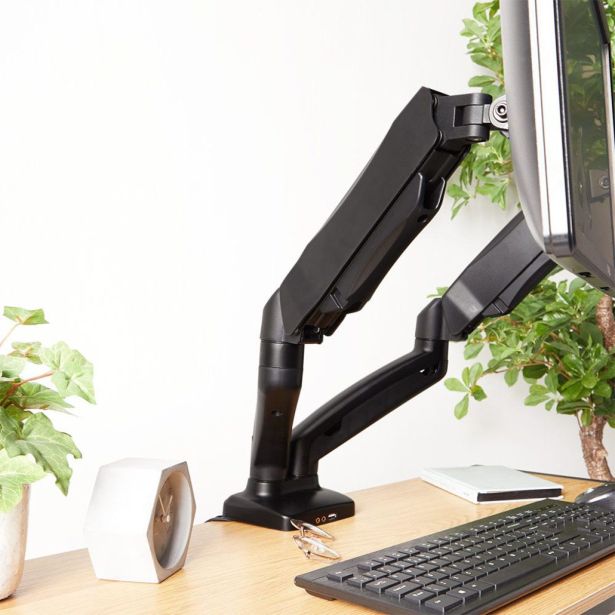 RAČUNALNIŠKI DODATEK VONHAUS NAMIZNI NOSILEC DO 27" ZA MONITOR, DVOJNI